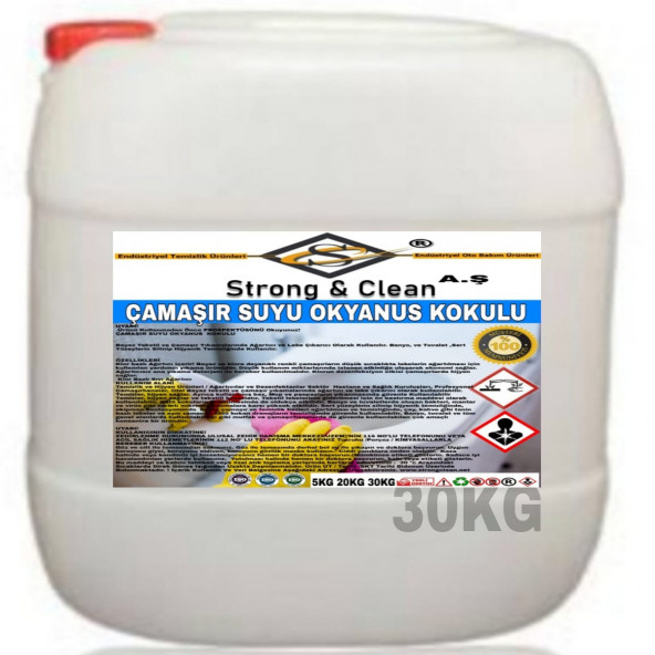 Çamaşır Suyu Okyanus Kokulu 30kg