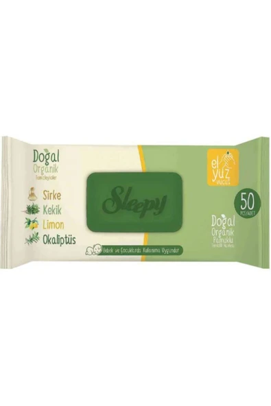 Doğal Organik Pamuklu Islak Havlu 50'li 24 Adet - Resim 4