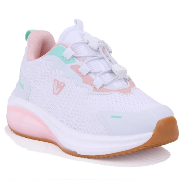 Vicco Knit 346F25Y153 Beyaz Ortopedik Günlük Kız Çocuk Spor Ayakkabı