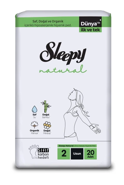 Natural Hijyenik Ped Uzun 20'li Günlük Ped Uzun 32'li - Resim 2