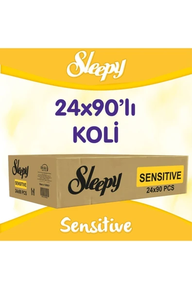 Sensitive Islak Havlu 90'lıx24 Paket=2160 Adet - 2