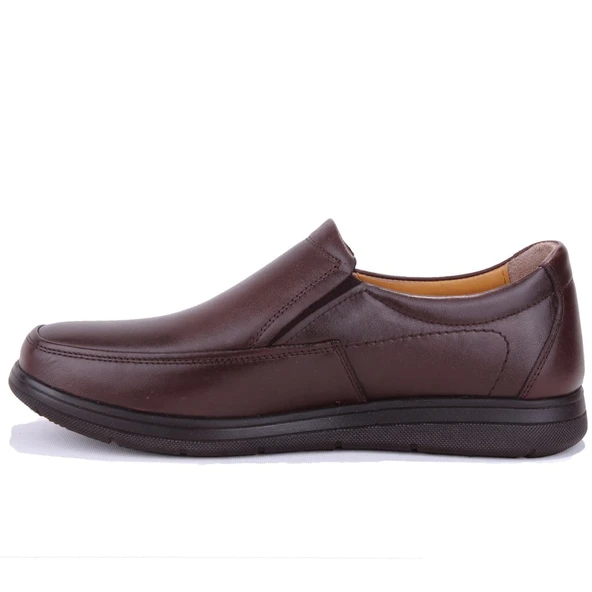 Dagoster DMA08-432 Kahverengi Ortopedik Poliüretan Taban Günlük Erkek Deri Ayakkabı - 3