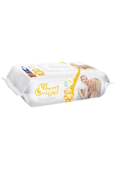 Sleepy Sensitive 90 Yaprak Islak Mendil x 24 Adet - 4