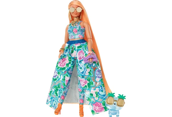 HHN14 Barbie Extra Fancy - Çiçekli Kostümlü Bebek