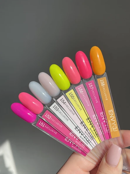 Envy Kalıcı Oje Exclusive Seri Neon Sarı 10gr No:155 - Resim 3