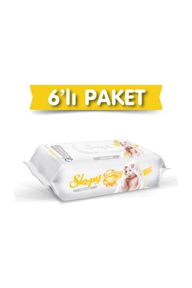 Sensitive Islak Havlu 90 6'lı Paket