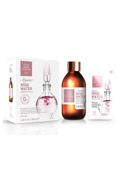 Eyüp Sabri Tuncer Mistik Gül Suyu Cam Şişe 200 ml ve The Adventure 250 ml Vücut Spreyi ürün görseli