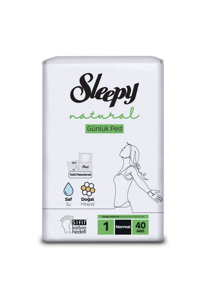 Natural Ultra Hassas Günlük Ped Normal 40 Adet Ped - Resim 2