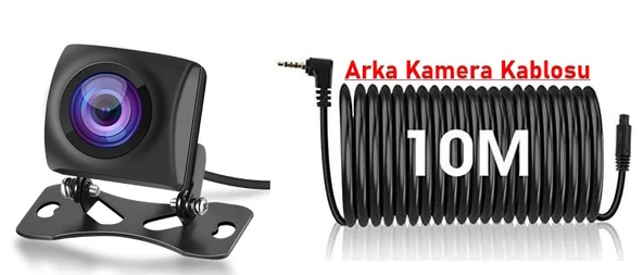MPIA CC63 10" Dokunmatik Ekran FullHD 1080P Hafıza Araç Içi Çift Lens Kamera (Çakmaklık Adaptörü) - 8