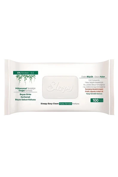 Sleepy Easy Clean Yüzey Temizlik Havlusu 100 Yaprak - 3