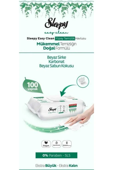 Easy Clean Yüzey Temizlik Havlusu (Beyaz Sabun Kokulu) 100'lü - Resim 2