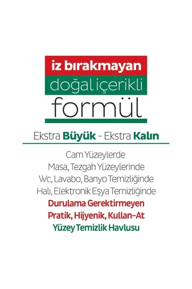 Easy Clean Yüzey Temizlik Havlusu 100' Lü - Resim 5