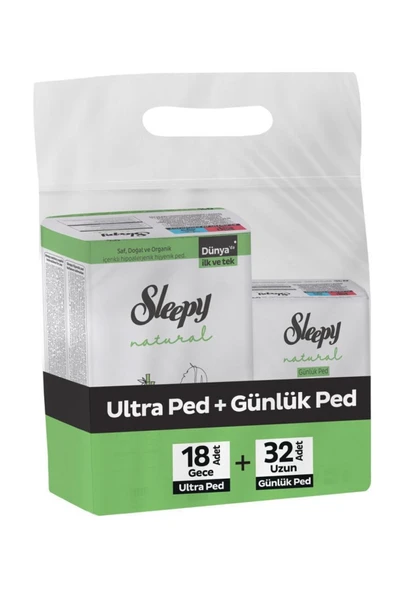 Ped Gece 18 Adet + Günlük 32 Adet Set ürün görseli