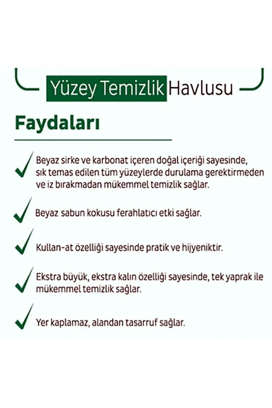 Easy Clean 100 Lü Yüzey Temizlik Havlusu 2 Adet - Resim 3