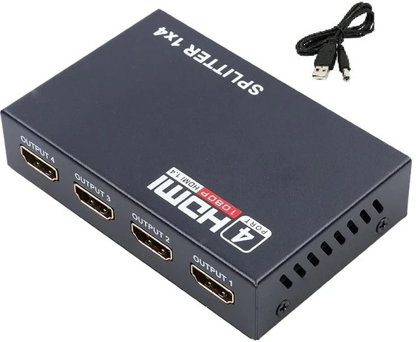 Ancheyn 4 Port Hdmi Splitter Çoklu Ekran Çoklayıcı Switch 4410 - Resim 2