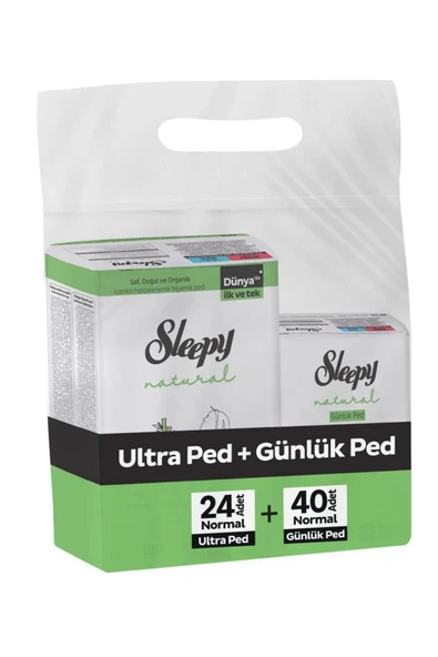 normal ped 24 lü +günlük ped 40 lı ürün görseli