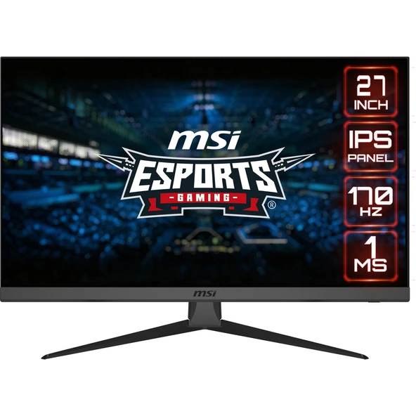 MSI 27" G2722 1920x1080 (FHD) FLAT IPS 170HZ 1MS FREESYNC PREMIUM  GAMING MONITOR - Resim 2
