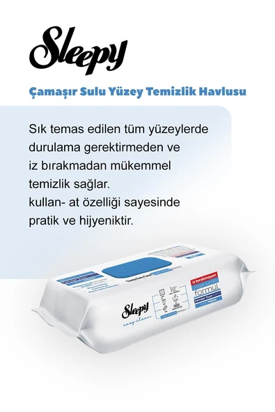 Sleepy Mopa Uyumlu 4XL ve Easy Clean Havlu Set, Pamuk Hediyeli - 2
