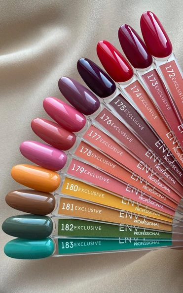 Envy Kalıcı Oje Exclusive Seri Açık Brownie Kahverengi 10gr No:181 - Resim 2