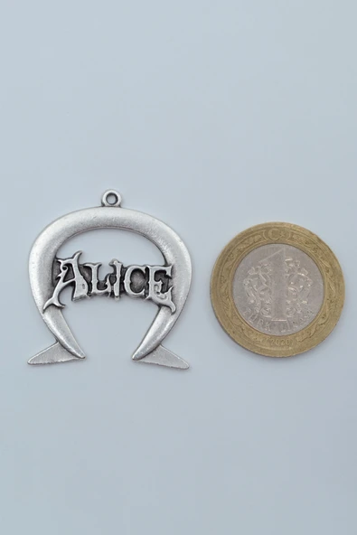 Alice Gümüş Kaplama Örme Zincir Kolye - Resim 4