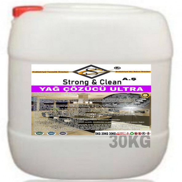 KİR VE YAĞ ÇÖZÜCÜ ULTRA  30kg