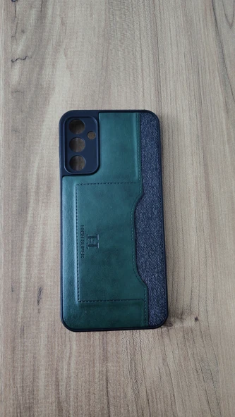 SAMSUNG A14 5G SİLİKON KILIF YEŞİL-GRİ ürün görseli