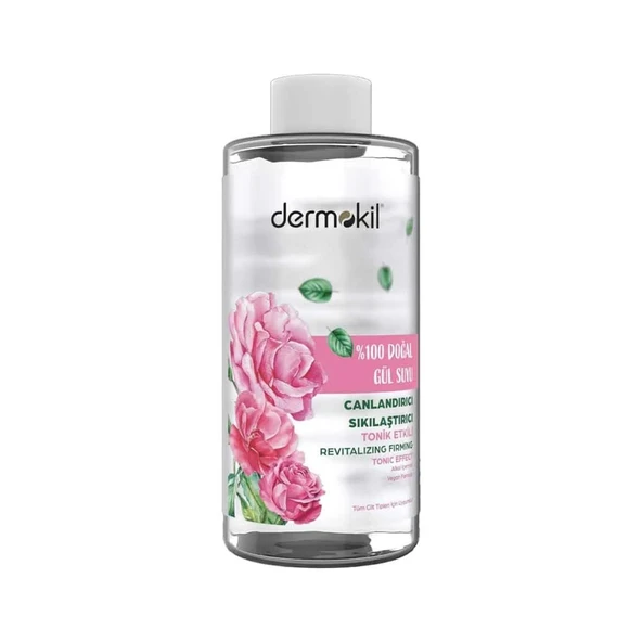 Dermokil Tonik Doğal Gül Suyu Özlü 200 Ml