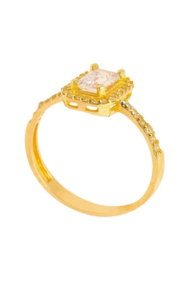 Cigold Taşlı Yüzük 14 Ayar Altın 1.91 Gr OA-C11501029192 - 3