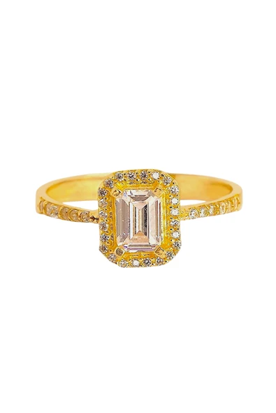 Cigold Taşlı Yüzük 14 Ayar Altın 1.91 Gr OA-C11501029192