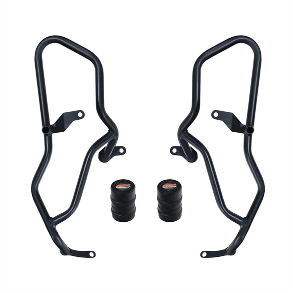 GP Kompozit BMW F 800 GS 2024 Uyumlu Motor Koruma Demiri Siyah