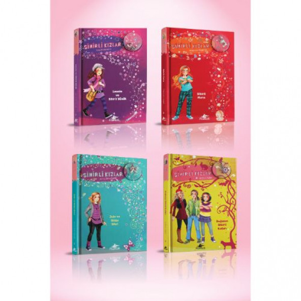 Sihirli Kızlar Serisi Takım Set Ciltli 4 Kitap Bileklik ve Charm Hediyeli