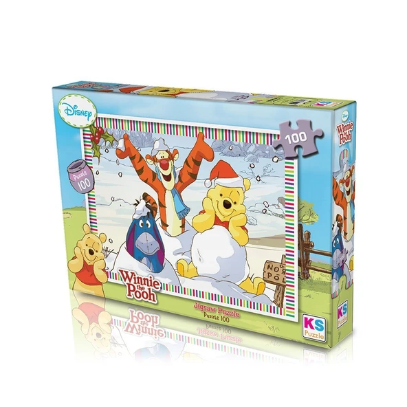 WN714  KS, Winnie The Pooh, 100 Parça Puzzle - Resim 2