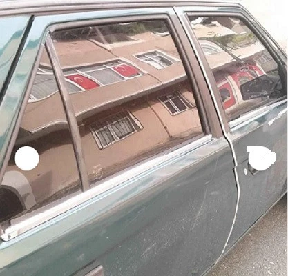 Skoda Favorit 1993 ve Üzeri Cam 4 Parça Çıtası Krom Paslanmaz Çelik - Resim 2