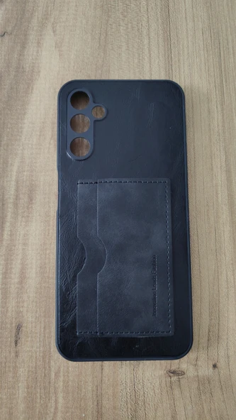 SAMSUNG A14 5G SİLİKON KILIF KART DETAYLI SİYAH