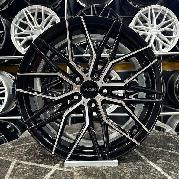 17 inç 5x105 ARCEO VALENCİA ASTRA CRUZE Siyah Elmas Kesim Jant ( 4 ADET )