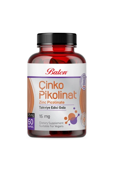 Balen Çinko Pikolinat Kapsül 375 Mg 60 Kapsül ürün görseli 1