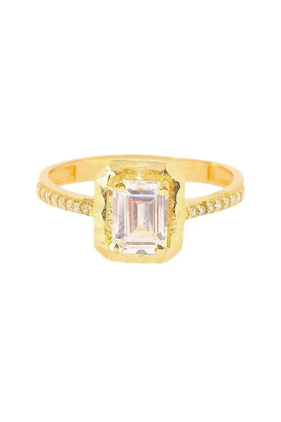 Cigold Taşlı Yüzük 14 Ayar Altın 1.68 Gr OA-C11501029196 - 2
