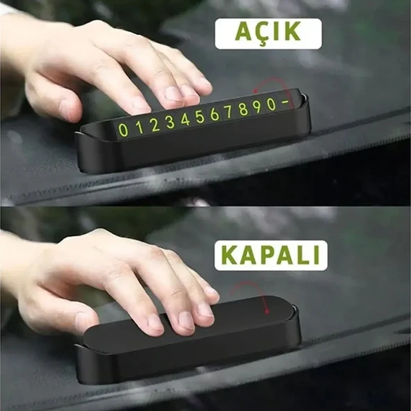 Araç Fosforlu Numaratör Aç-Kapa - 4