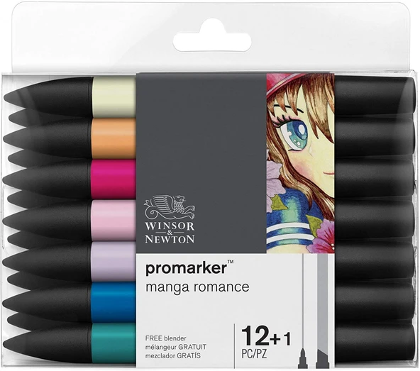 Winsor Newton Promarker 12'li Manga Romance