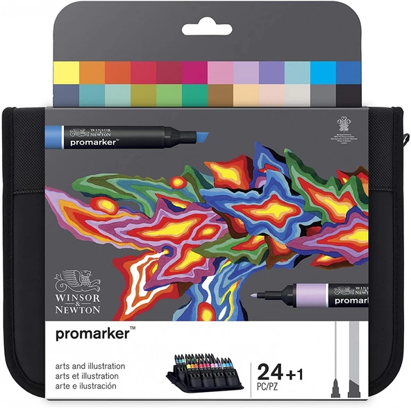 Winsor Newton Promarker 24'lü Set - Arts and İllustration