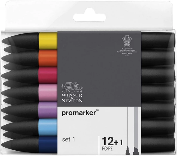Winsor Newton Promarker 12'li Set 1