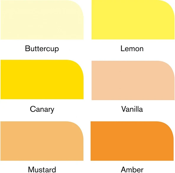 Winsor Newton Promarker 6'lı Yellow Tones - Resim 3