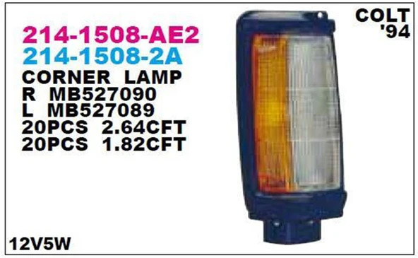Sinyal Lambası Sol L200 Dızel 96-98