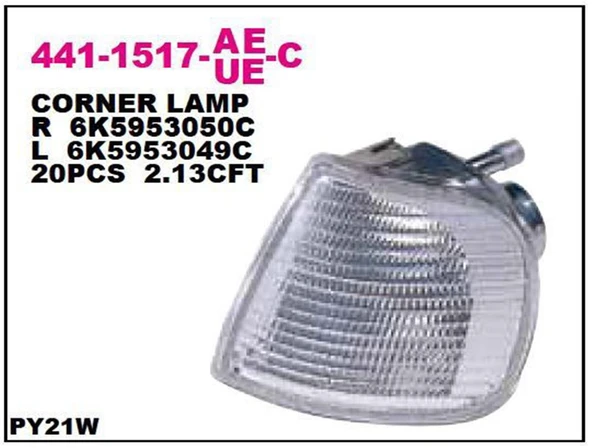 Sinyal Lambası Sol Classic-Caddy Bm 94-03