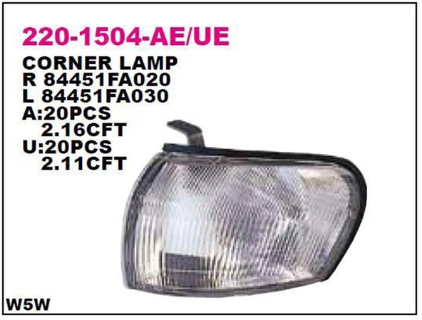 Sinyal Lambası Sağ Impreza (Gc) 1.6:2.0 T 93-00
