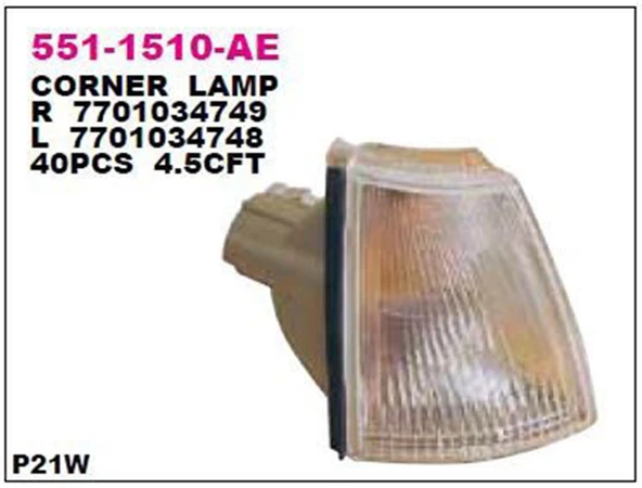 Sinyal Lambası Sağ Clıo I Bm 90-