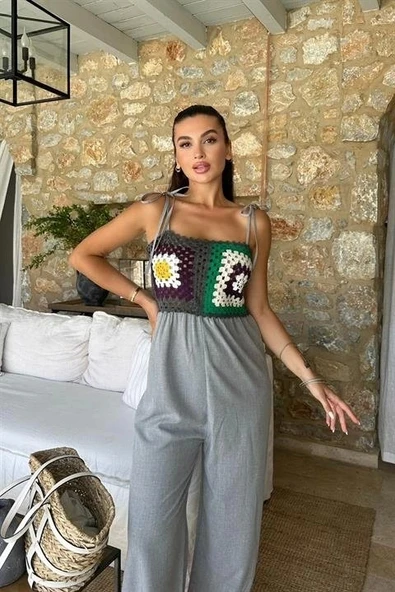 Jasmin Süzüneli Keten Tulum 1280-08 - 2