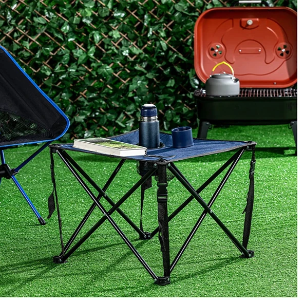 Katlanır Kamp Masası Lacivert 47cm