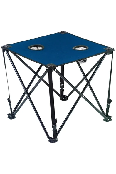Katlanır Kamp Masası Lacivert 47cm - 2