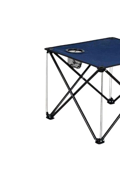 Katlanır Kamp Masası Lacivert 47cm - 4